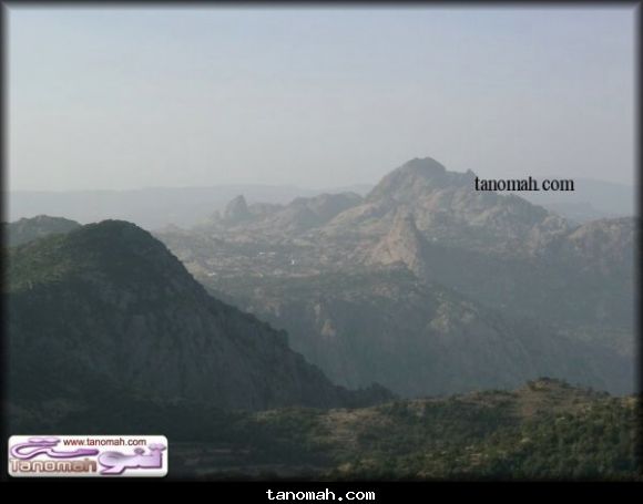 مناظر 1423 جبال تنومة الغربية من اعلى جبل مومة
