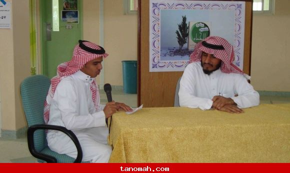 زيارة مدير عام الادارة العامة للتوعية الاسلامية بوزارة التربية والتعليم  لثانوية الملك فهد