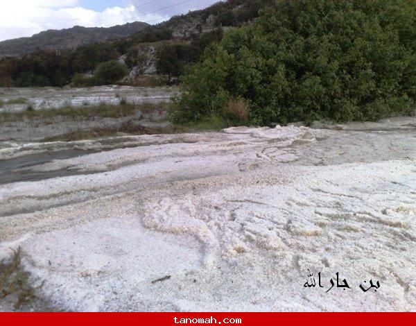 صور امطار وبرد تنومة الأثنين 20/4/1431 (تصوير بن حارالله)