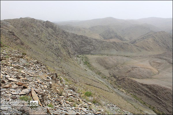 منظر لبداية وادي عيا من بللحمر (صبح)