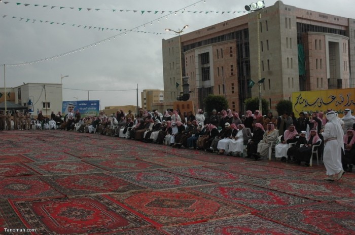 حفل أهالي محافظة النماص بمناسبة عودة الملك الى أرض الوطن بعد رحلته العلاجية (تصوير- محمد عامر)