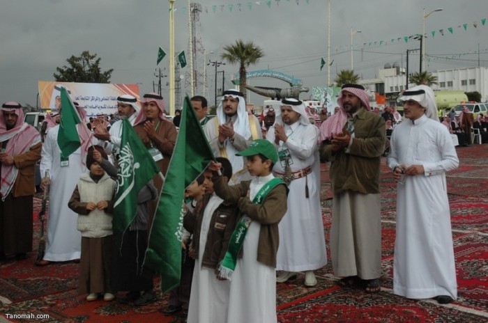 حفل أهالي محافظة النماص بمناسبة عودة الملك الى أرض الوطن بعد رحلته العلاجية (تصوير- محمد عامر)