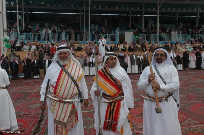 حفل أهالي محافظة النماص بمناسبة عودة الملك الى أرض الوطن بعد رحلته العلاجية (تصوير- محمد عامر)