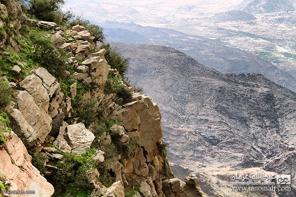 منظر من منتزه الحيفة بتنومة - عدسة عبدالله غرمان