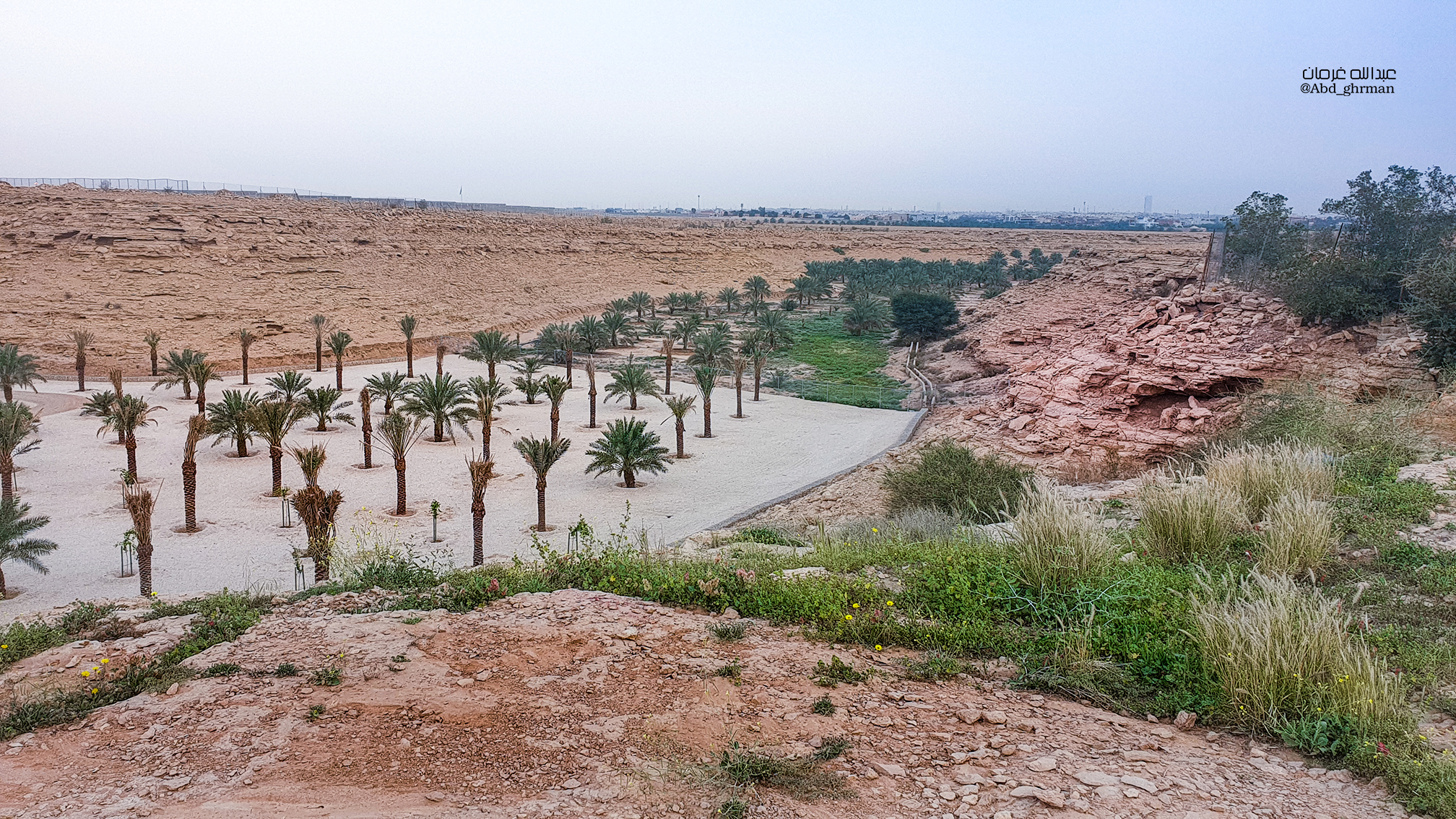 منتزه حي عرقة في #الرياض