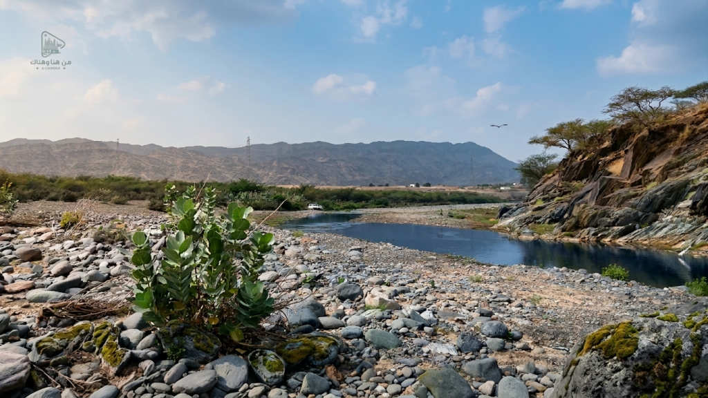 سحر الطبيعة يروي حكاية الجمال في #وادي_حلي بمحايل عسير.. جنة خضراء تسرّ الناظرين وِتأسر القلوب. ????✨ #عسير #السياحة_السعودية