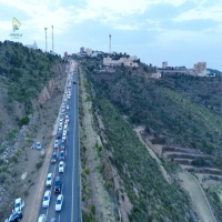 طريق #السودة #أبها عند العودة أخر النهار.