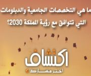 التخصصات الجامعية المتوافقة مع رؤية2030