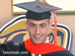 محمد بن سعد سليمان يحصل على شهادة الماجستير في الهندسة الادارية 