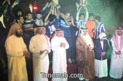 رئيس مركز تنومة يشكر رئيس اللجنة الرياضية الأستاذ فايز أبو زيدعلى دعمه للدوري الرياضي