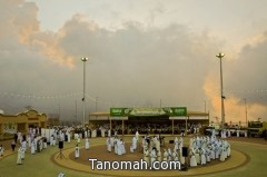 أهالي النماص يظهرون الحس الوطني والولاء الصادق لوطن الخير والنماء