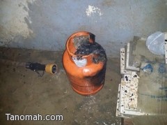 "مدني بللسمر" يخمد حريقاً في مستودع منزل في "آل عبيد"