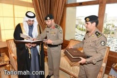 أمير عسير يتسلم التقرير السنوي لشرطة المنطقة