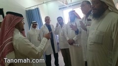 فريق الاستجابة للازمات بصحة عسير يزور مركز طب الأسرة بمحافظة أحد رفيدة