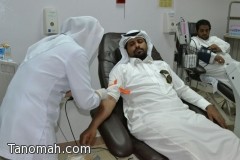  ألأحمري: ( 4300)  متبرع لبنك الدم بمستشفى عسير