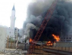 السيطرة على حريق مبنى رئاسة المسجد النبوي