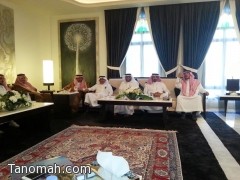 بن سليمان يحتفي بمحافظ تنومة في الرياض