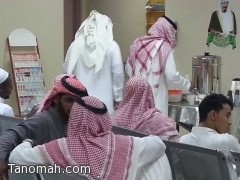 عيادات مستشفى محايل العام تستقبل المراجعين بالقهوة والشاهي والماء 