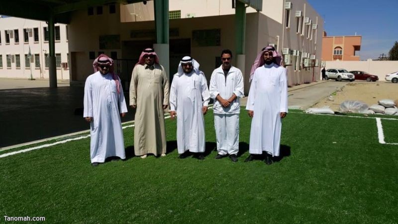 : المساعد للشؤون التعليمية بتعليم النماص يتفقد الملاعب الرياضية