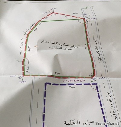 اعتماد مشروع المركز الحضاري في تنومة والتنفيذ قريبا