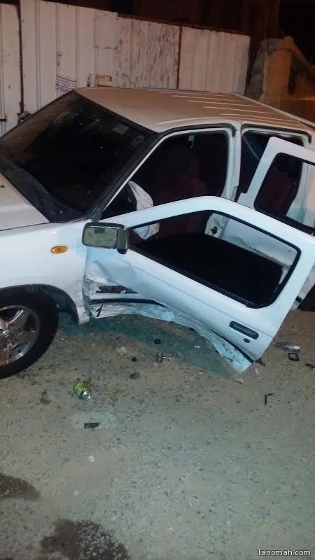 اصابات في حادث تصادم جنوب تنومة