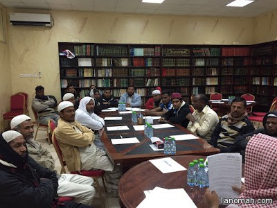 اسلام ثلاثة أشخاص وأكثر من 50مشارك في برامج الجاليات لهذا الأسبوع بدعوي #تنومة