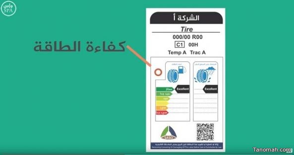 بطاقة اقتصاد الوقود للإطارات " تحسّن استهلاك الوقود بما يصل إلى 10%