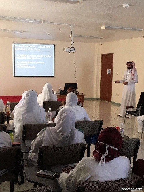 دورة علمية  بعنوان (( سلامة المرضى )) لجميع العاملين بمستشفى العلاية