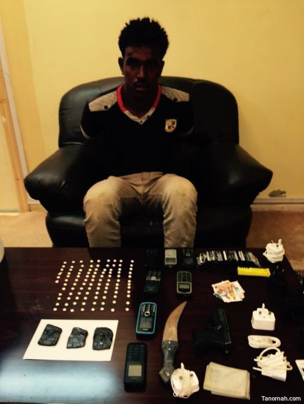 هيئة #تنومة وبدعم الشرطة تطيح بأحد أكبر المروجين للمخدرات