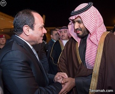 رئيس مصر السيسي يصل إلى حفر الباطن