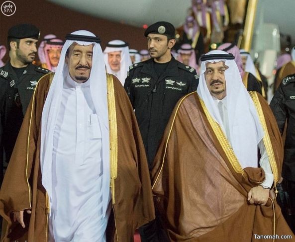 خادم الحرمين الملك سلمان يصل إلى الرياض