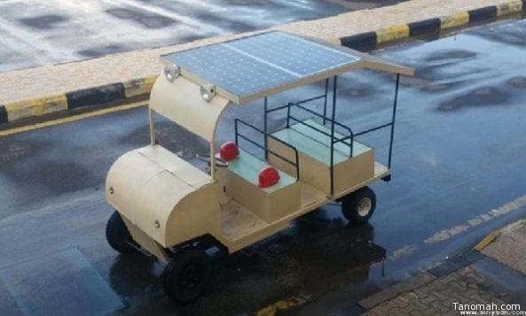«هندسة» جامعة الملك خالد يصنعون مركبة تعمل بالطاقة الشمسية