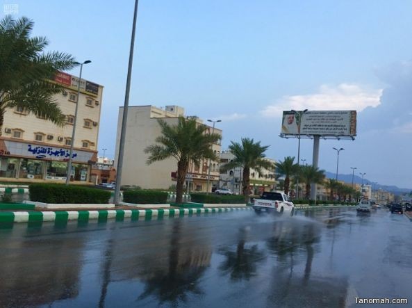 أمطار على محافظة المجاردة