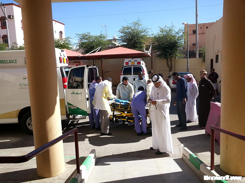 مستشفى الفرشة ينفذ 5 فرضيات وهمية لخطة الطوارئ والأخلاء