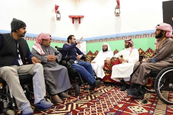 وفد جمعية الإعاقة الحركية للكبار بالرياض في زيارة " بر أبها " بالجنادرية وفد جمعية الإعاقة الحركية للكبار بالرياض في زيارة " بر أبها " بالجنادرية