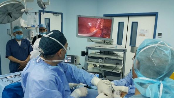 إزالة الزائدة الدودية بالمنظار لأول مرة بمستشفى محافظة أحد رفيدة الجديد
