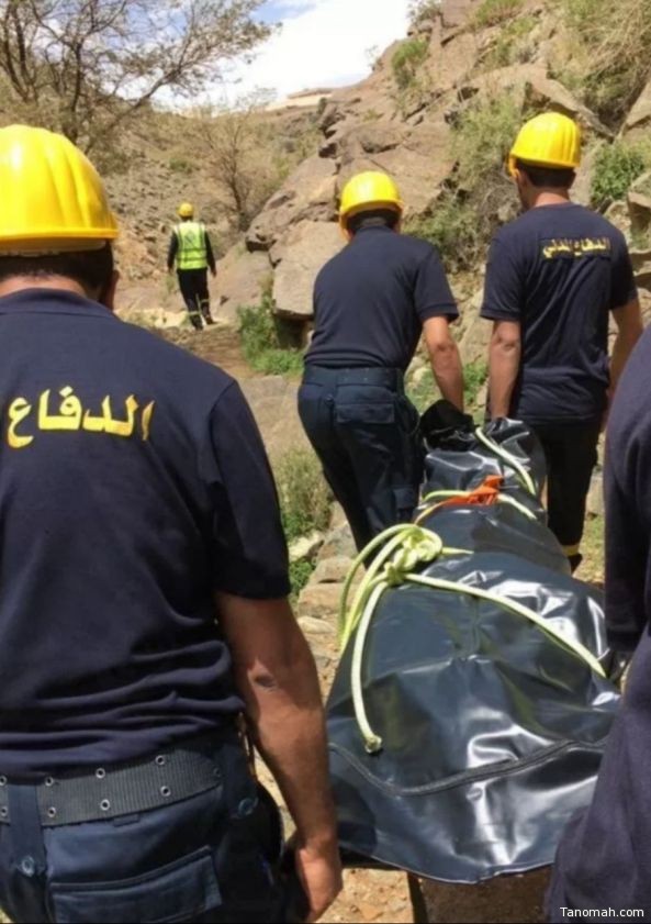 بالصور: الدفاع المدني يباشر حادث غرق شاب عشريني في غدير المحتطبة