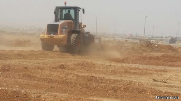 #بلدية_بارق توقف التعدي على مساحة 10 ألاف متر من الأراضي الحكومية