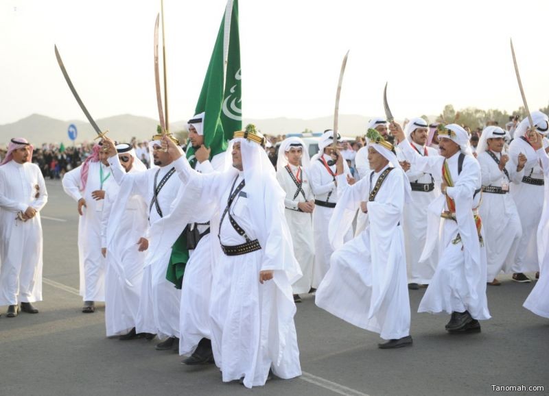 #صور لمظاهر الاحتفال باليوم الوطني الـ 87