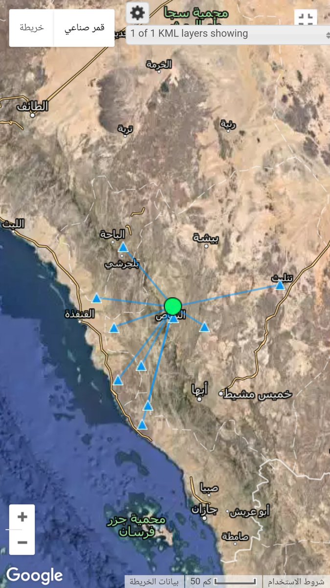 المساحة الجيولوجية:#هزة_أرضية على بعد 21 كم شمال #النماص بقوة 2.7
