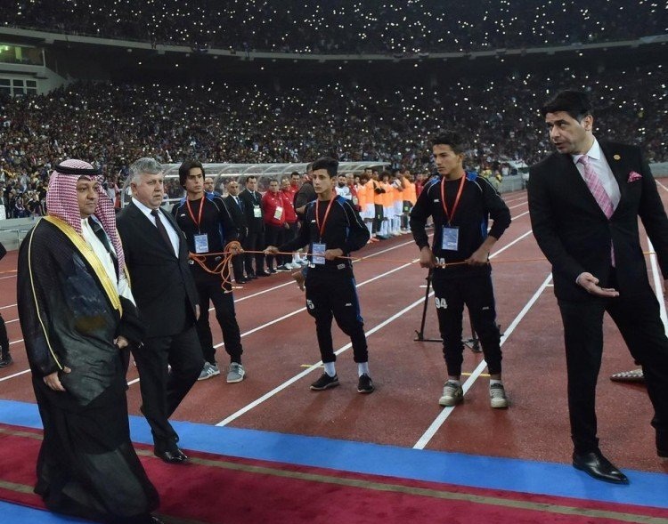 رئيس الاتحاد العراقي يشكر آل الشيخ على جهوده لرفع الحظر
