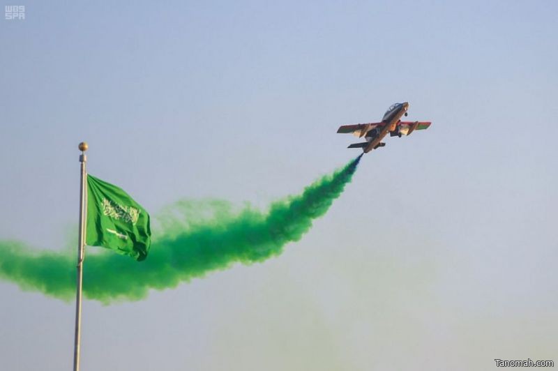 وزارة الدفاع وفريق فرسان الإمارات للطيران يشاركان بالعروض الجوية في كل من الرياض والشرقية وجدة