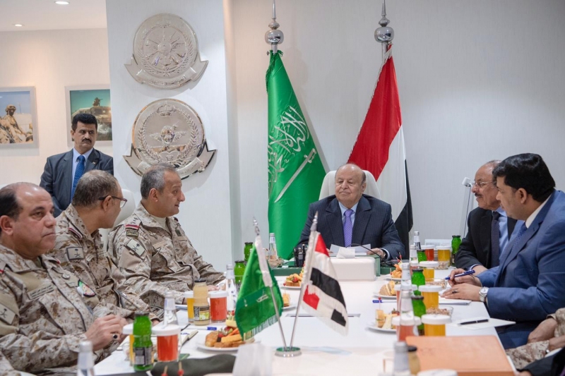 الرئيس اليمني:التحالف شريك حقيقي في السراء والضراء