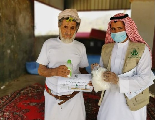 فريق تطوعي في جبال الحشر للحد من انتشار #كورونا