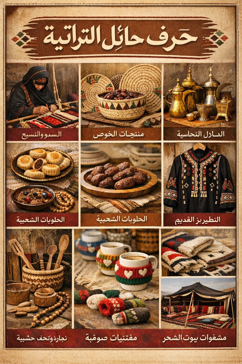 من السدو إلى الكليجا: تراث حائل الحي