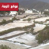 صور امطار وبرد تنومة الأثنين 20/4/1431