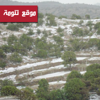 صور أمطار و \"برد\" الجعد وقرية آل كامل ببلحمر 