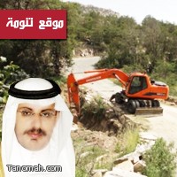 بلدية تنومة تنفذ مشاريع للحد من مخاطر السيول