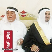 الشيخ علي بن دهمان يكرم الشيخ فراج العسبلي 