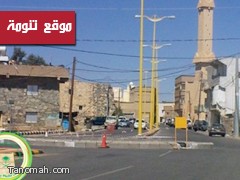 بلدية النماص تنفذ مشروع دوار جديد في شارع أبو بكر الصديق